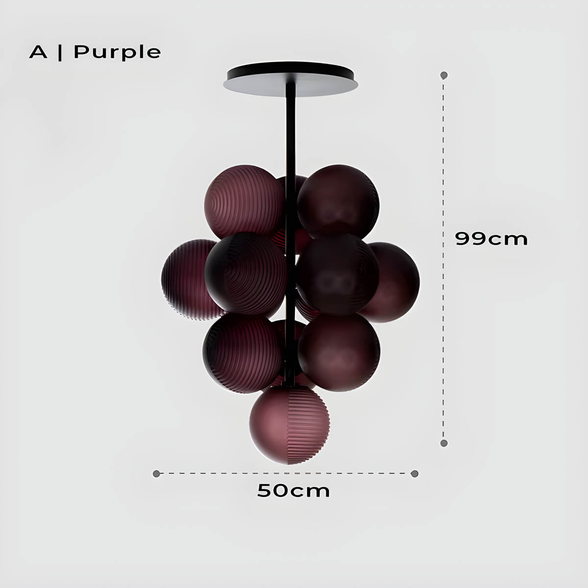 Wren Form Glass Chandelier — gallery image 9