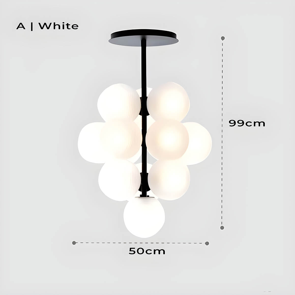 Wren Form Glass Chandelier — gallery image 8