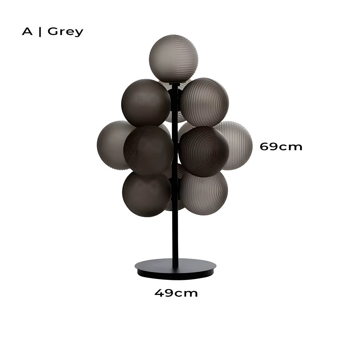 Sorrel Form Glass Floor Lamp — gallery image 18