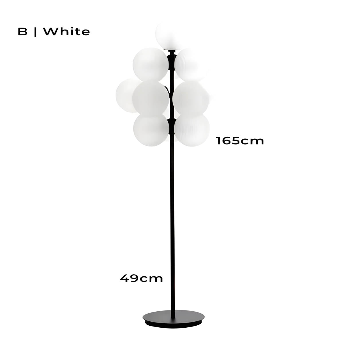Sorrel Form Glass Floor Lamp — gallery image 22