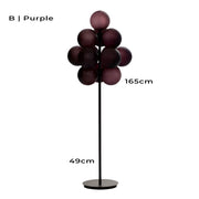 Sorrel Form Glass Floor Lamp — gallery image 23