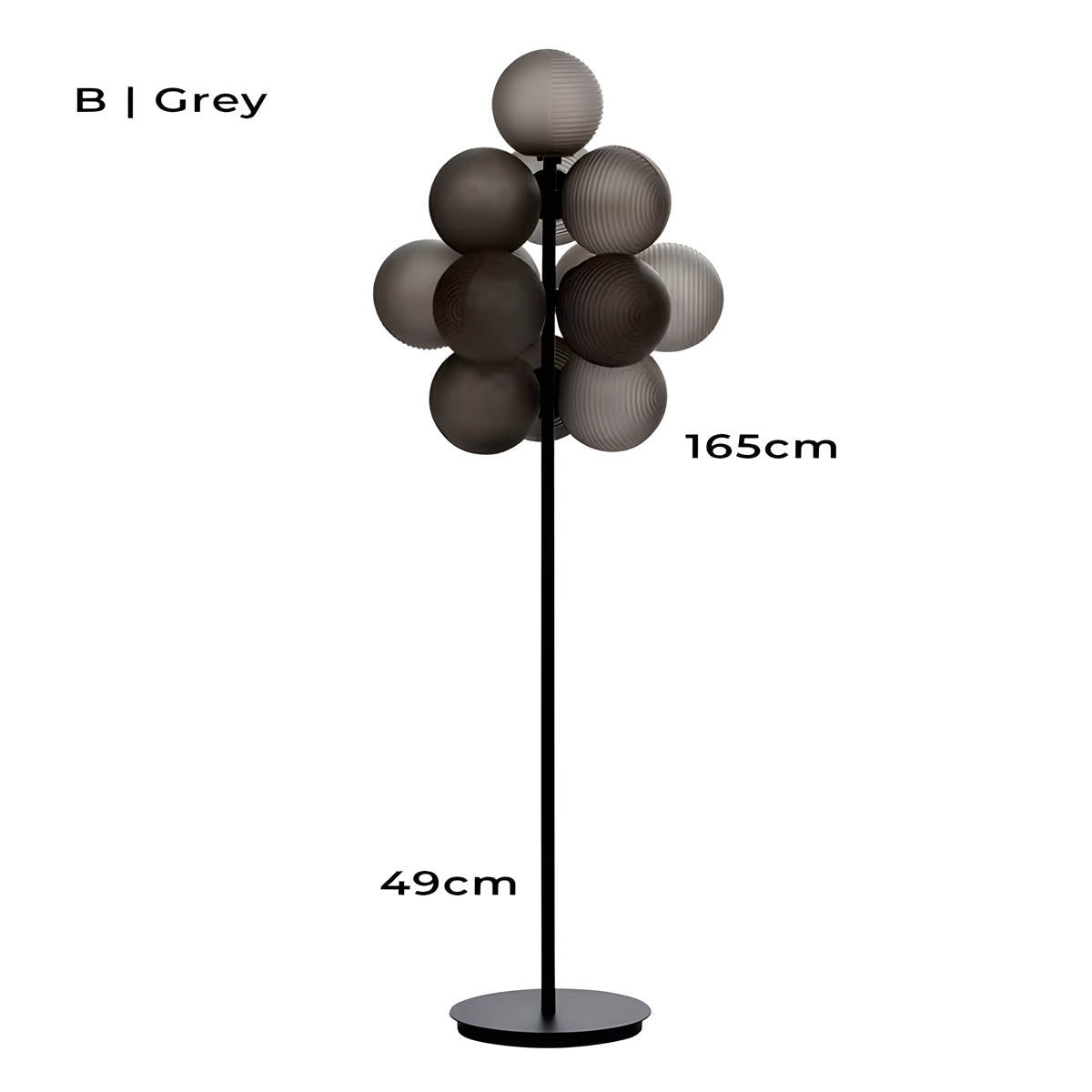 Sorrel Form Glass Floor Lamp — gallery image 21