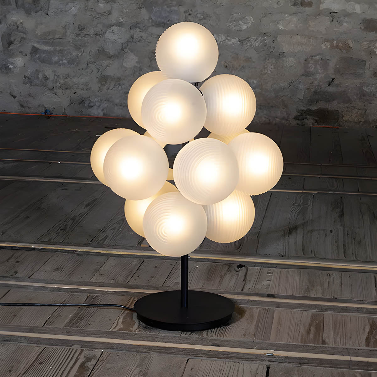 Sorrel Form Glass Floor Lamp — gallery image 10