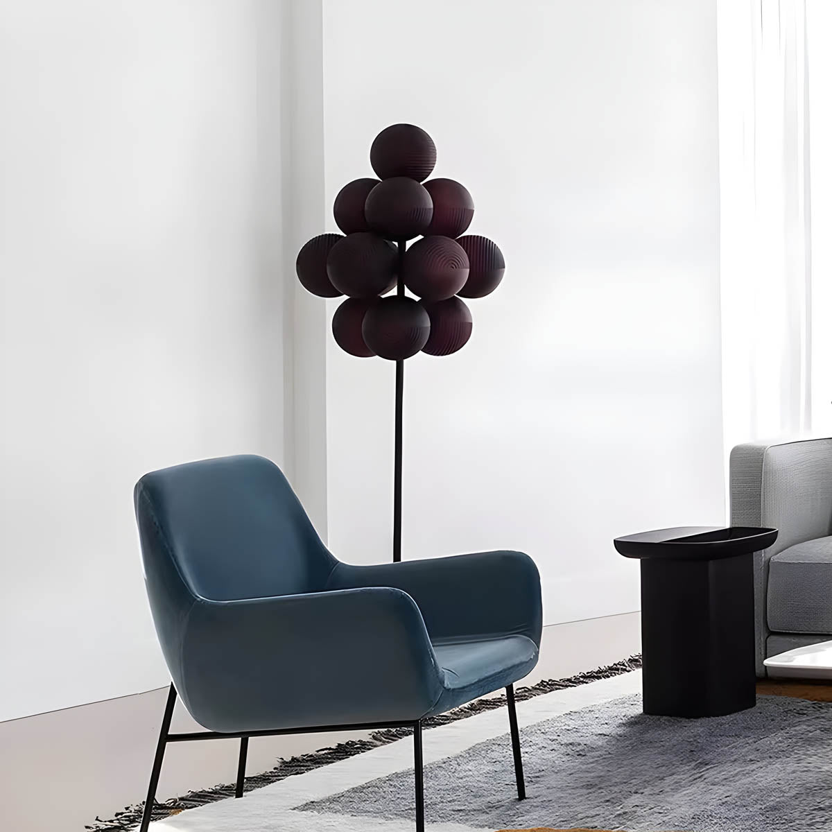 Sorrel Form Glass Floor Lamp — gallery image 6