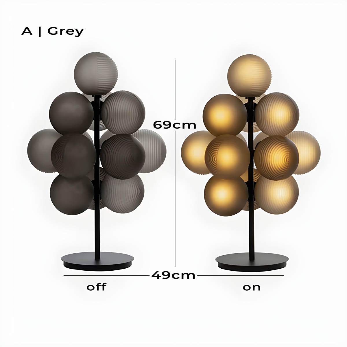 Sorrel Form Glass Floor Lamp — gallery image 12