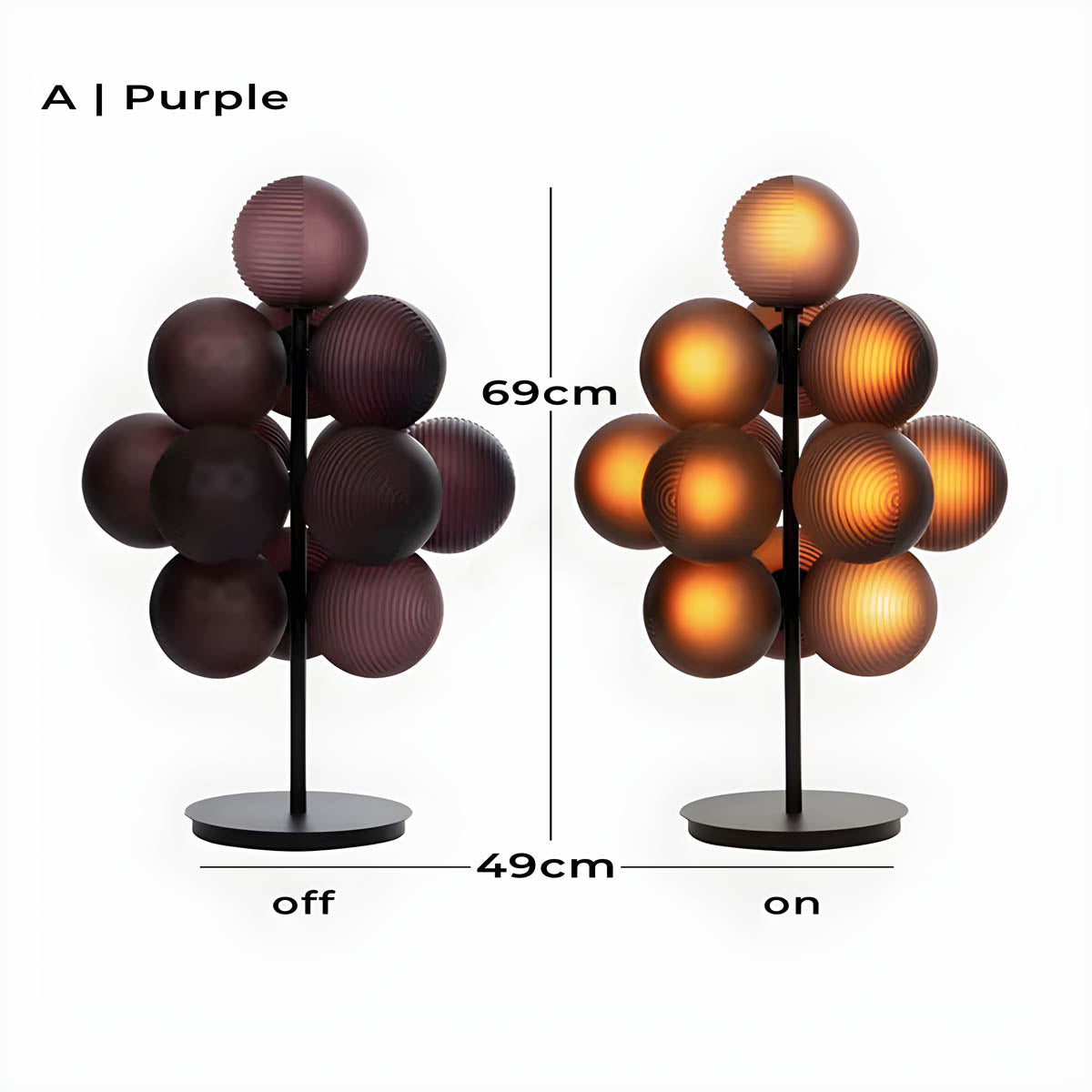 Sorrel Form Glass Floor Lamp — gallery image 14