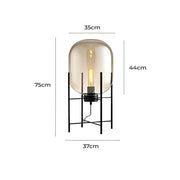 Reed Form Glass Floor Lamp — gallery image 23
