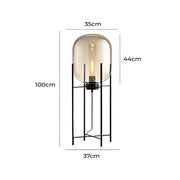 Reed Form Glass Floor Lamp — gallery image 24