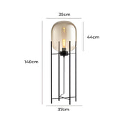 Reed Form Glass Floor Lamp — gallery image 25