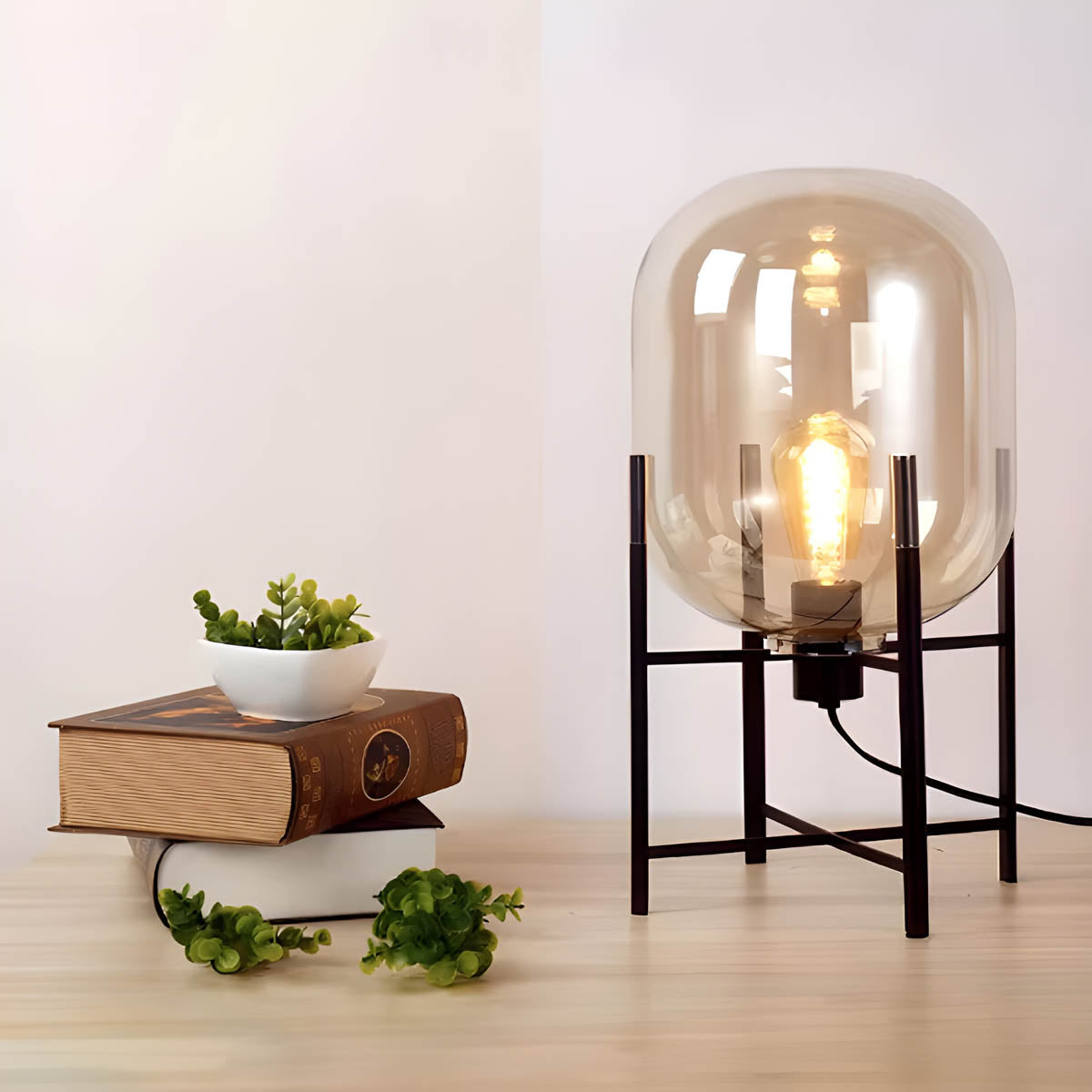 Reed Form Glass Floor Lamp — gallery image 4