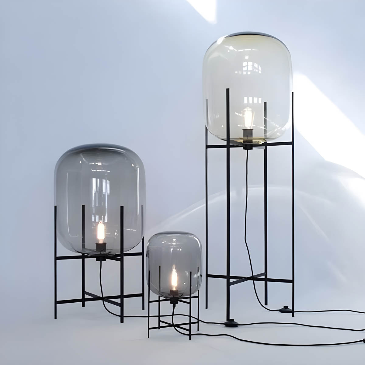 Reed Form Glass Floor Lamp — gallery image 15