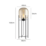 Reed Form Glass Floor Lamp — gallery image 26