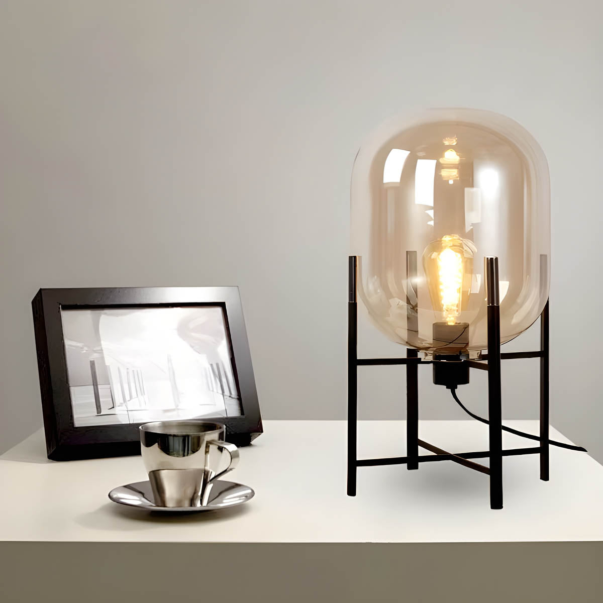 Reed Form Glass Floor Lamp — gallery image 6