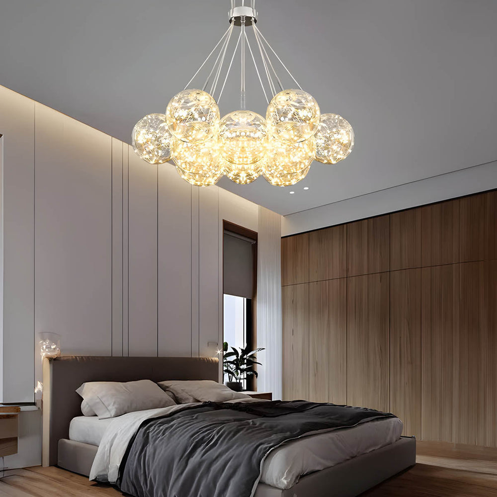 Fenwick Form Glass Chandelier — gallery image 4