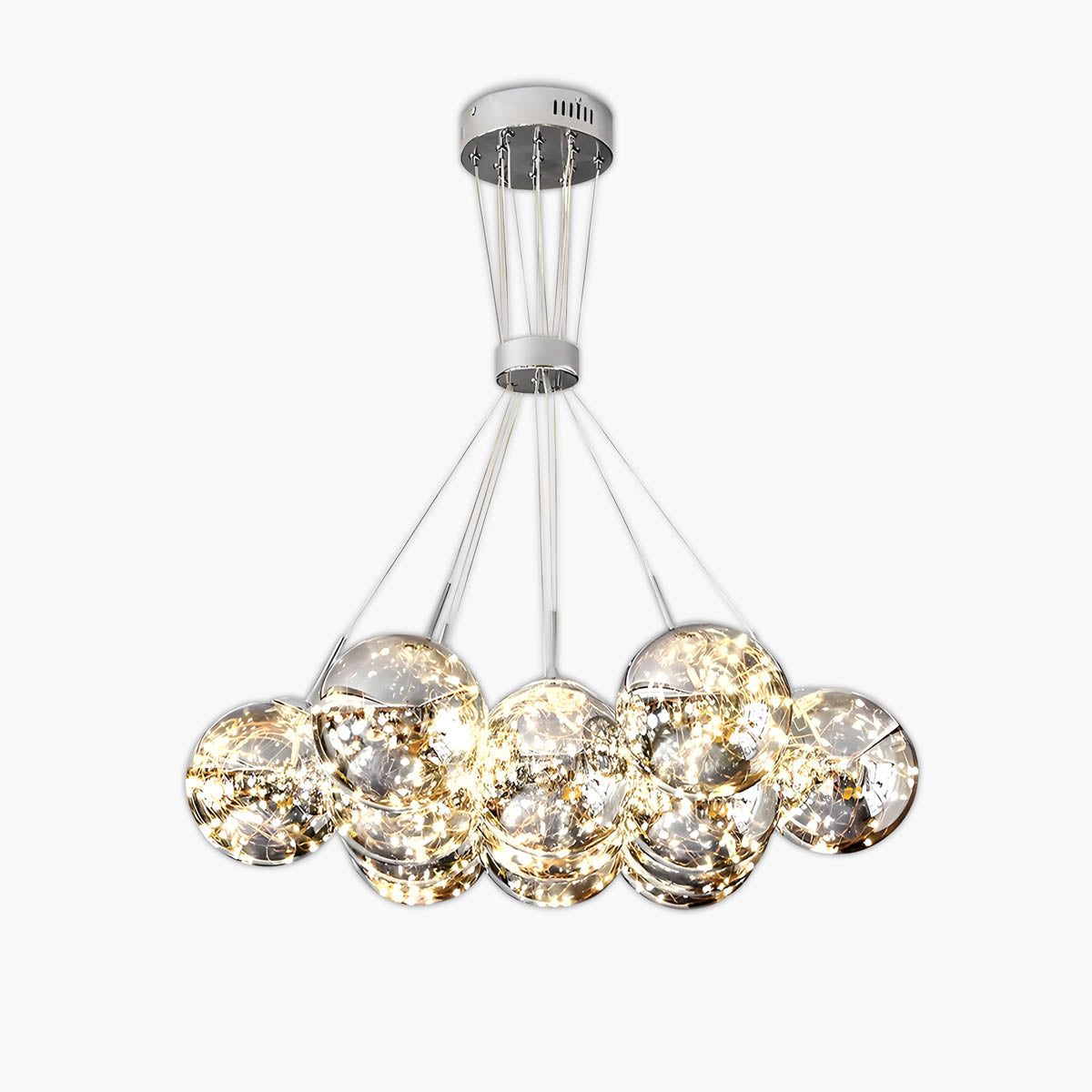 Fenwick Form Glass Chandelier — gallery image 1
