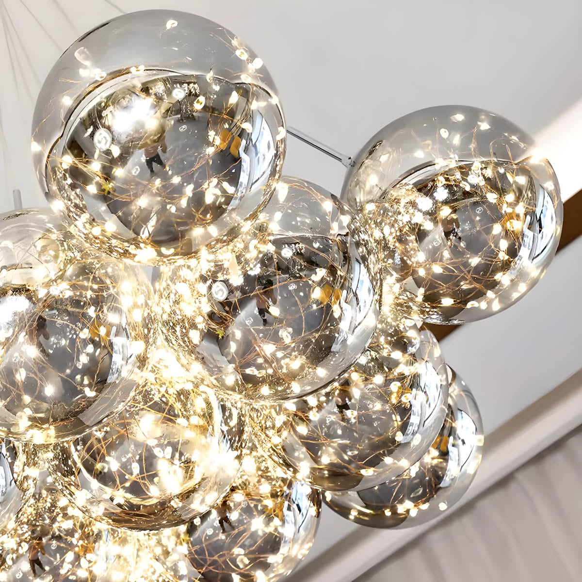 Fenwick Form Glass Chandelier — gallery image 12