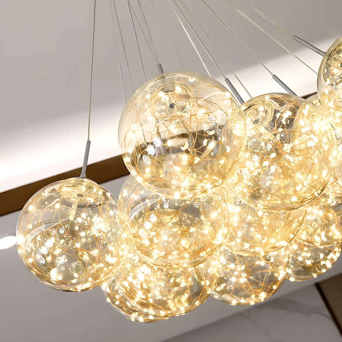 Fenwick Form Glass Chandelier — gallery image 13