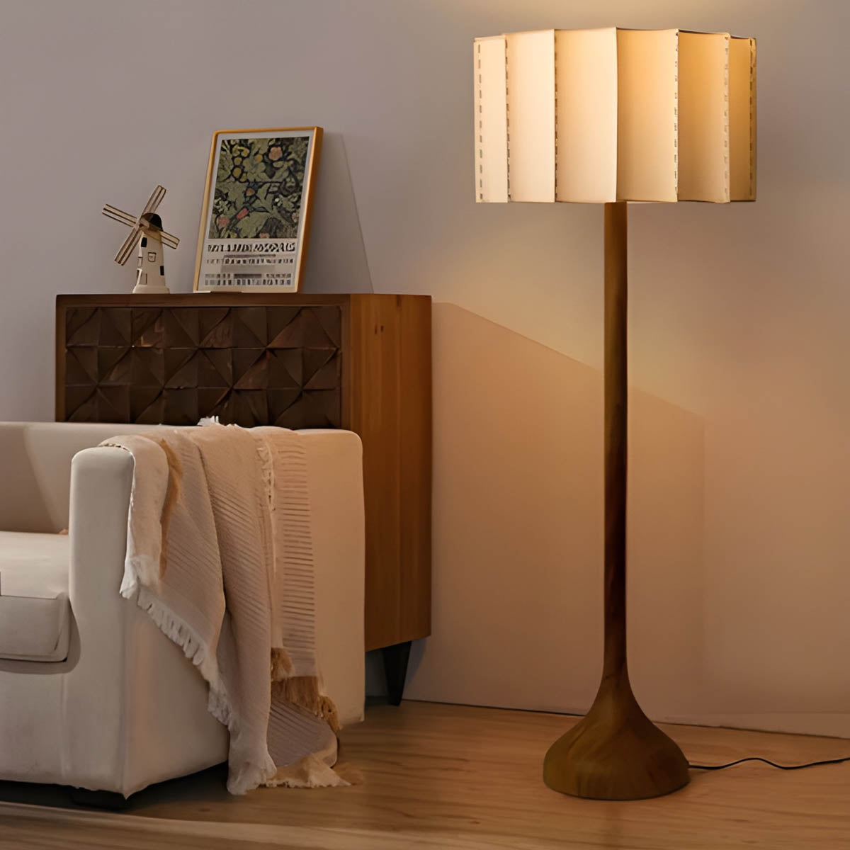 Marlow Form Wood Floor Lamp — gallery image 4