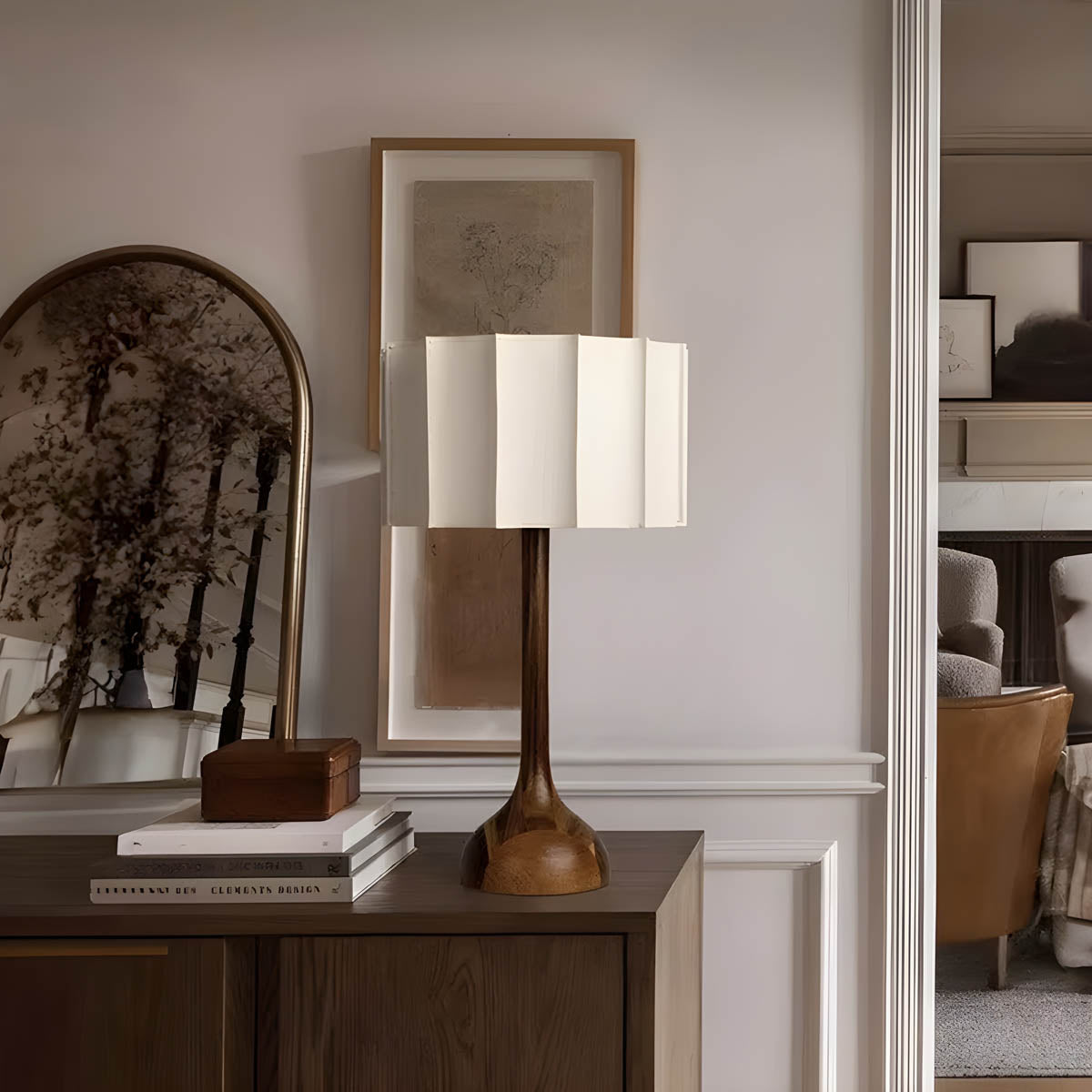 Marlow Form Wood Floor Lamp — gallery image 5