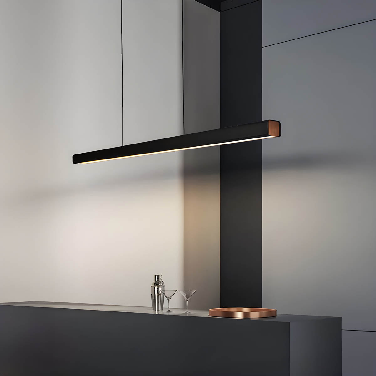 Brier Form Wood Pendant Light — gallery image 7