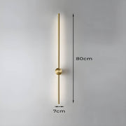 Birch Form Aluminum Wall Sconce — gallery image 30