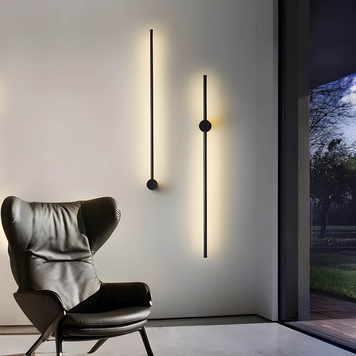 Birch Form Aluminum Wall Sconce — gallery image 12