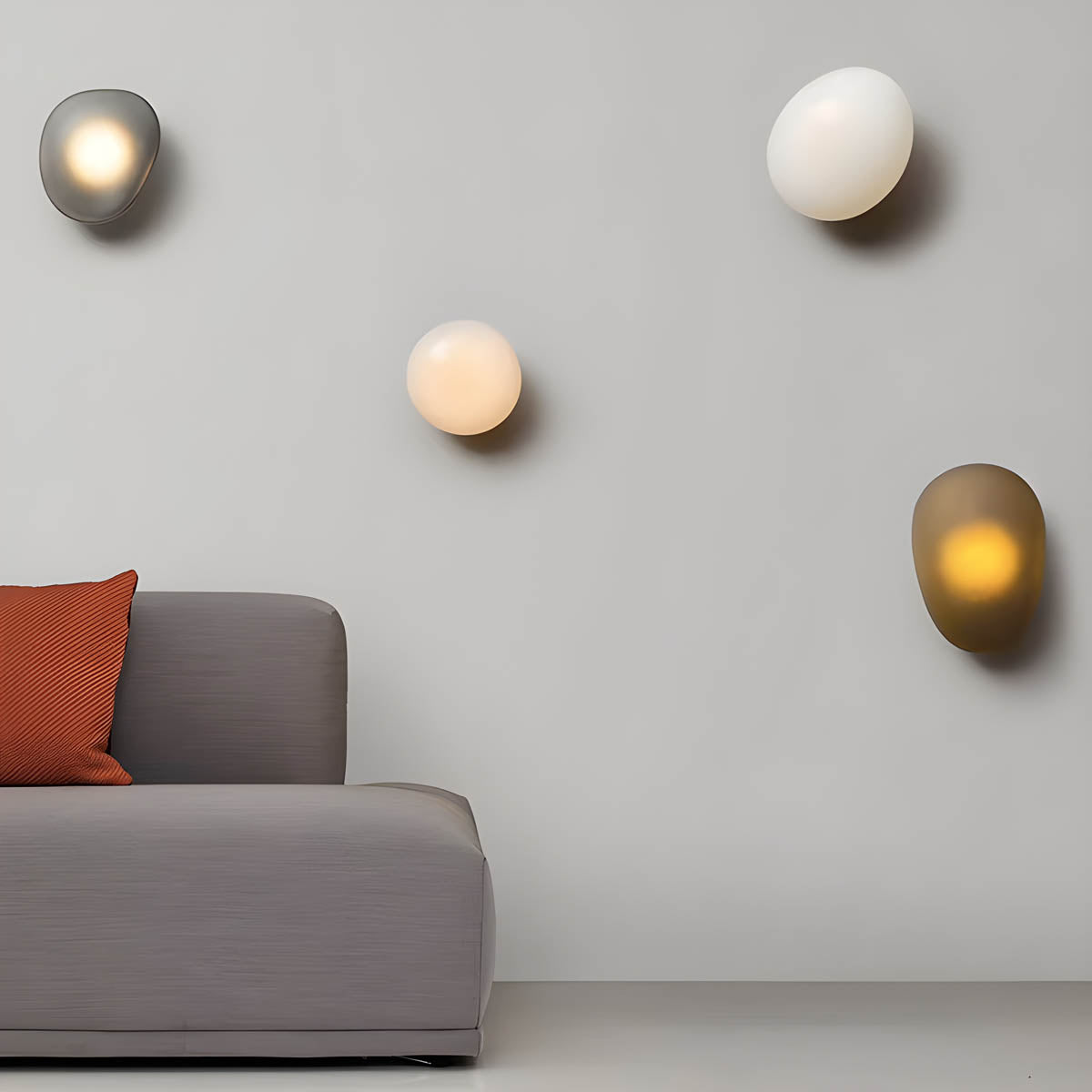 Sequoia Form Glass Wall Sconce — gallery image 4