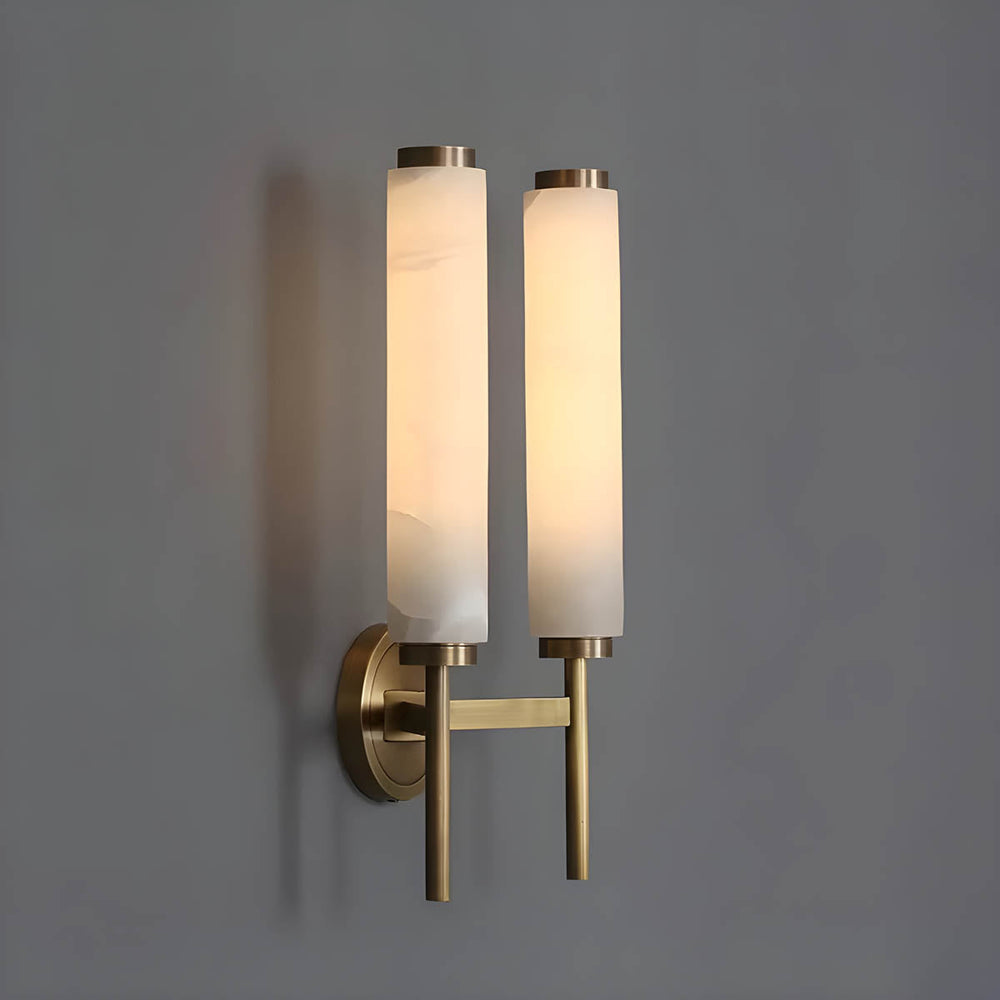Clover Form Marble Wall Sconce — gallery image 4