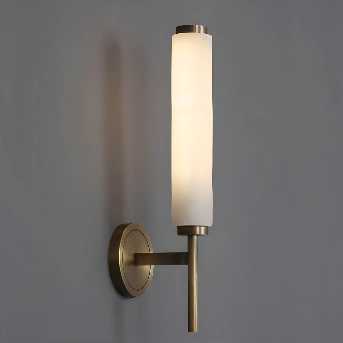 Clover Form Marble Wall Sconce — gallery image 3
