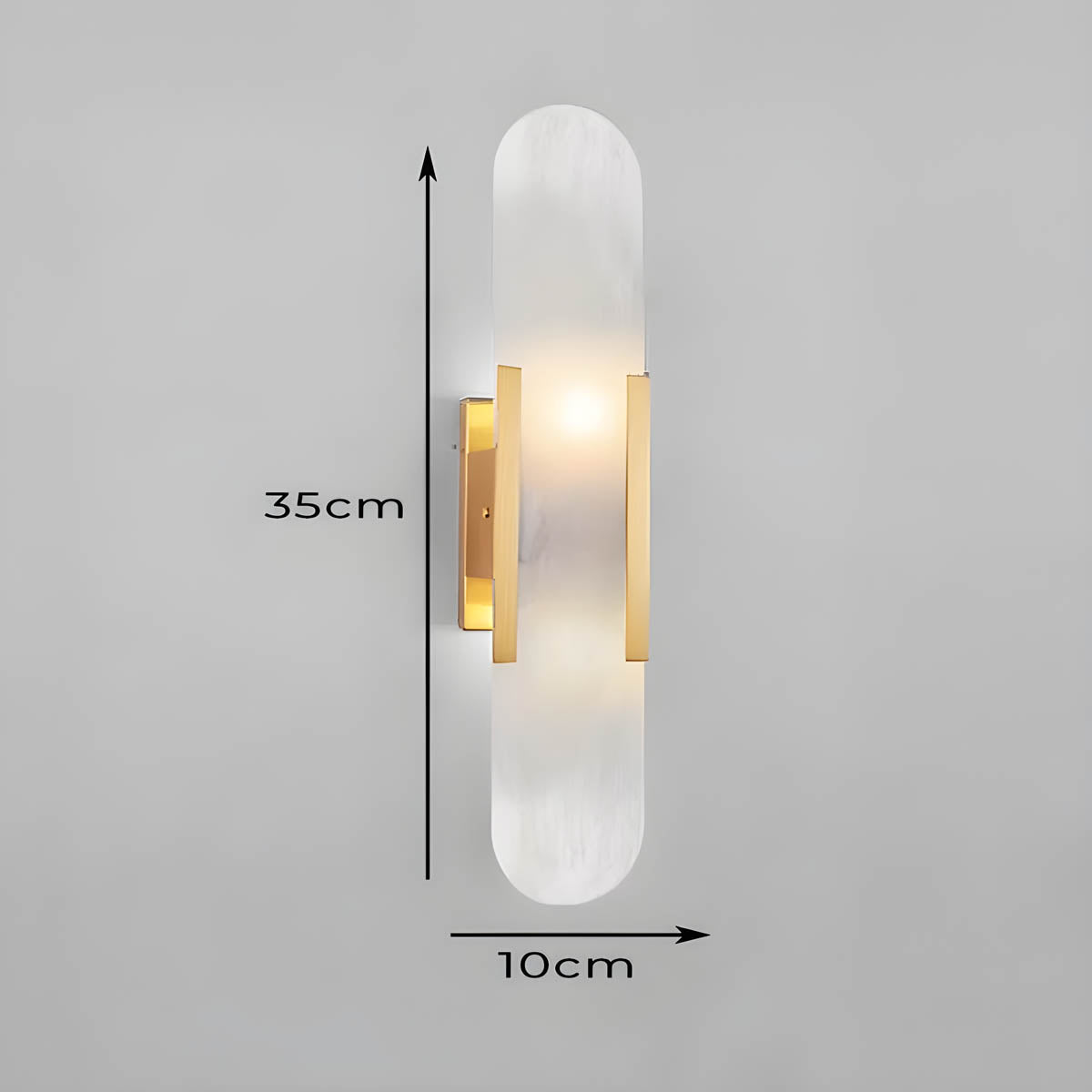 Hazel Form Marble Wall Sconce — gallery image 10