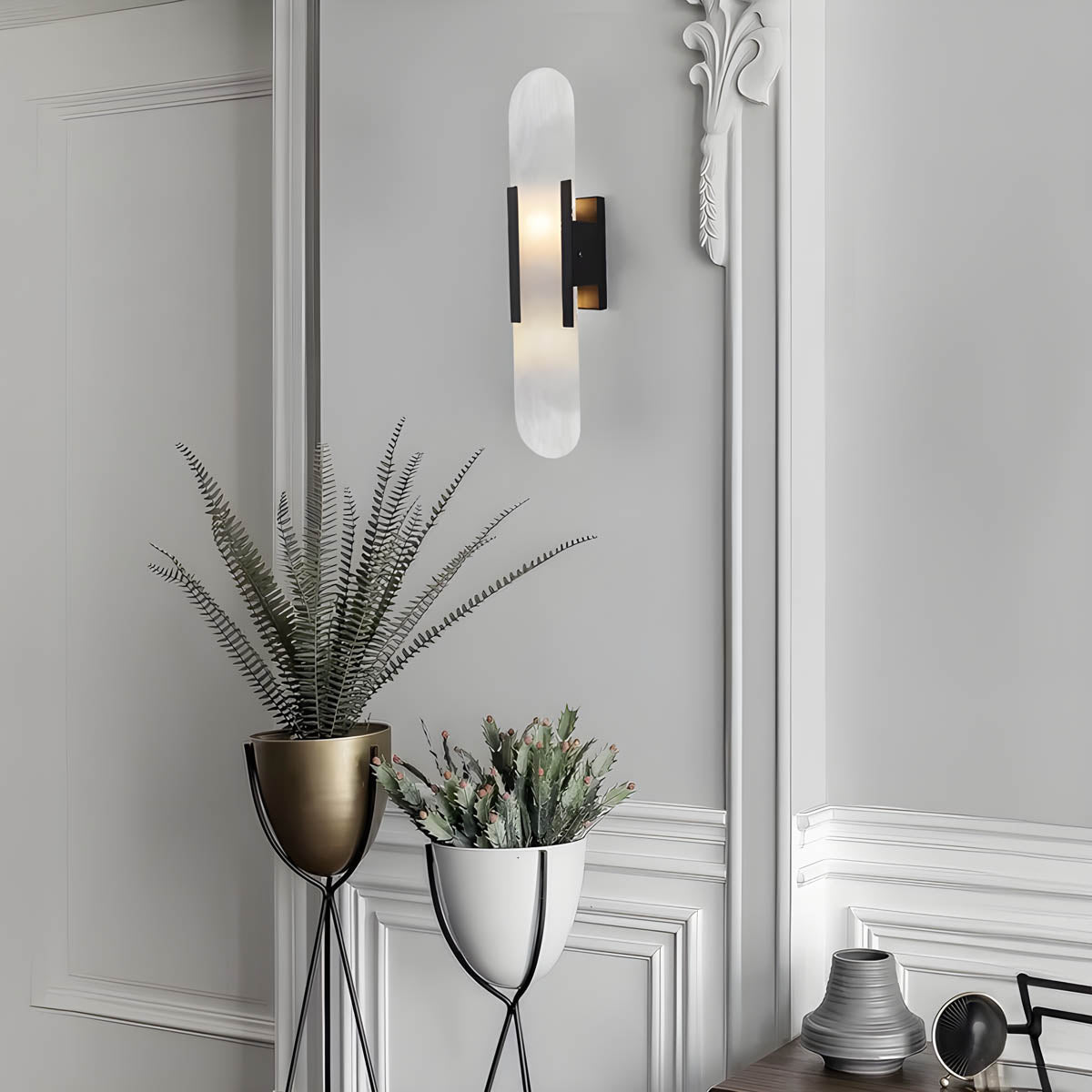 Hazel Form Marble Wall Sconce — gallery image 6