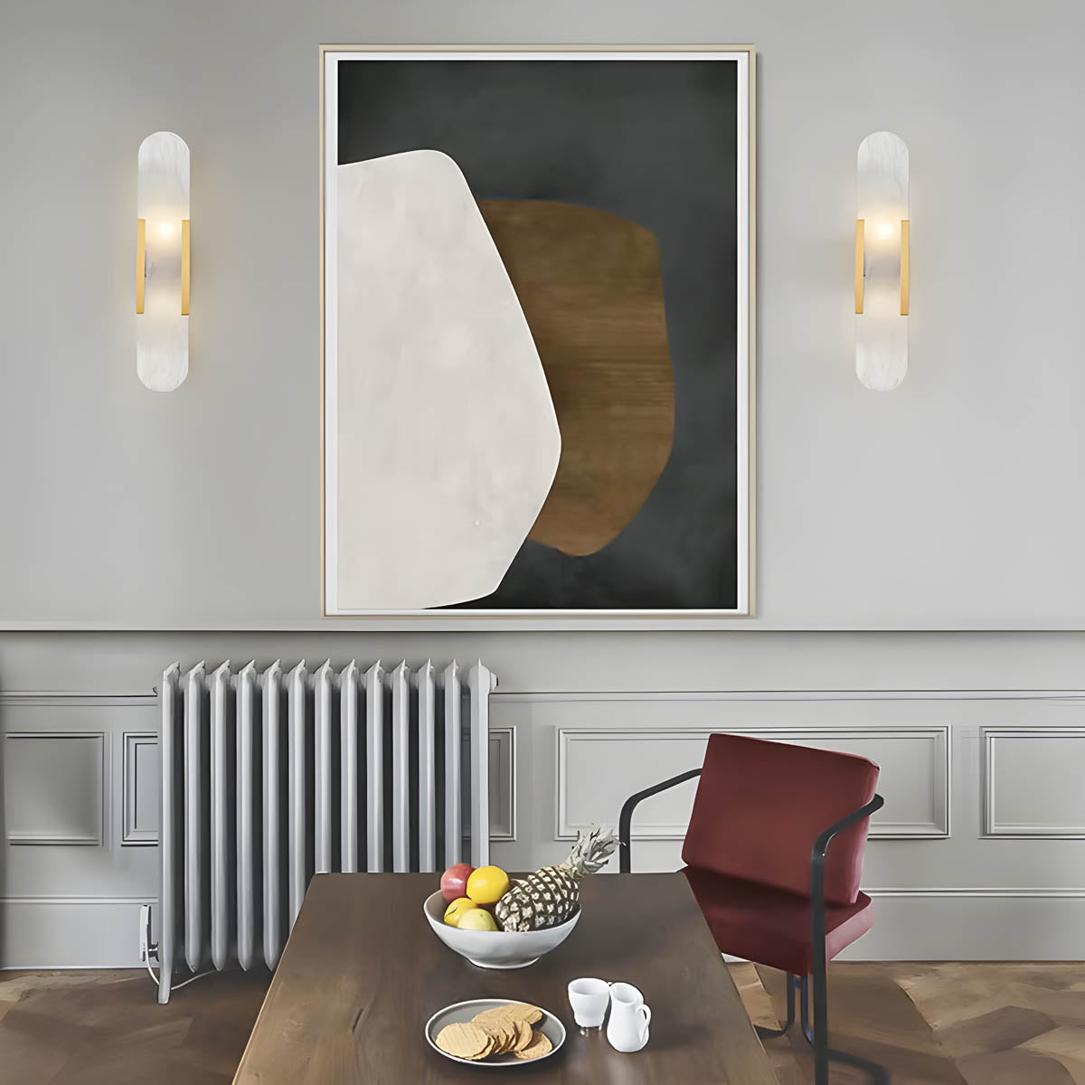 Hazel Form Marble Wall Sconce — gallery image 4