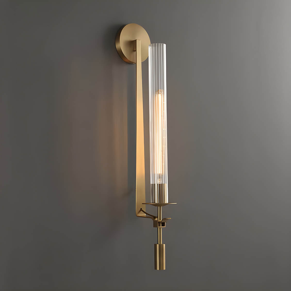 Lindenwood Form Glass Wall Sconce — gallery image 9