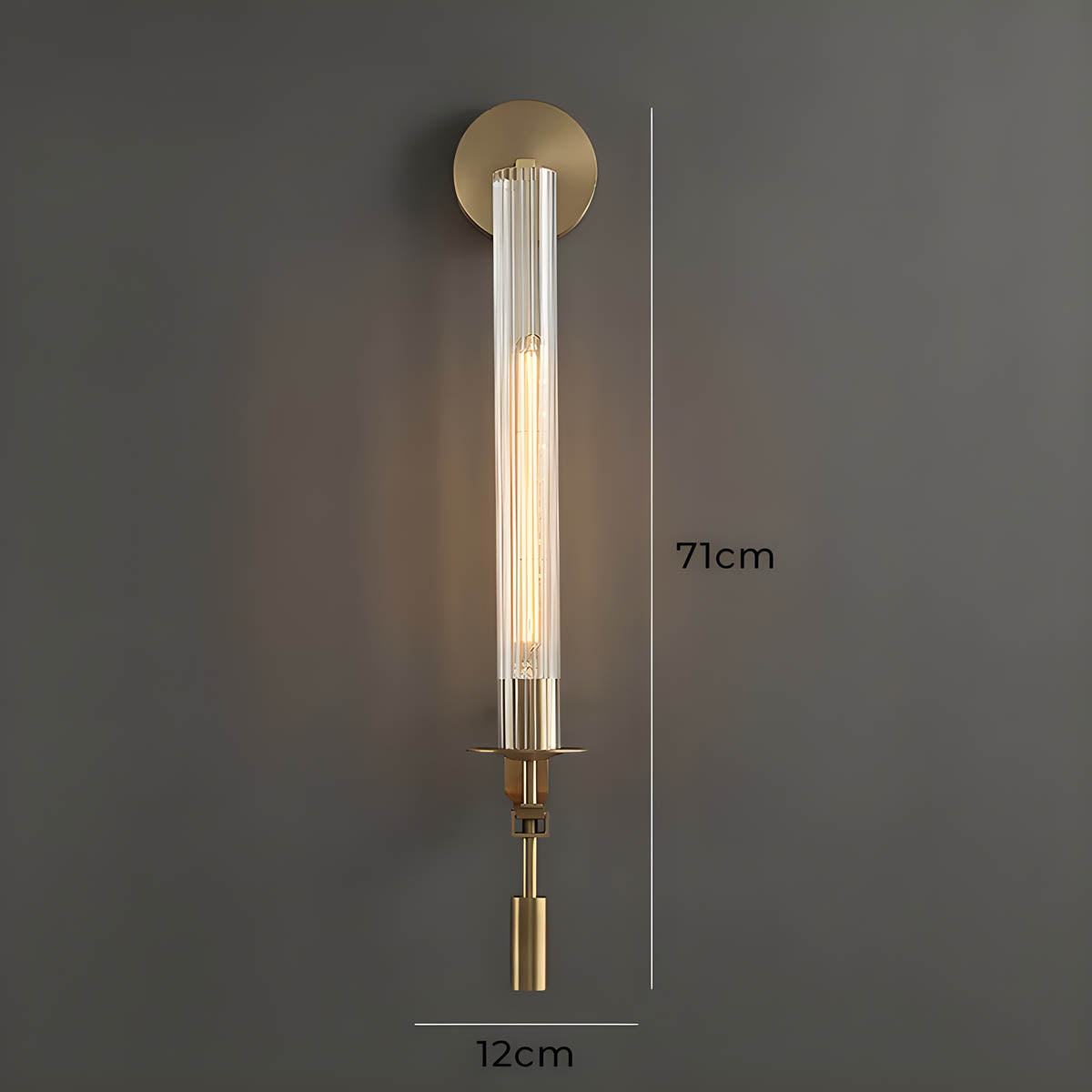 Lindenwood Form Glass Wall Sconce — gallery image 15