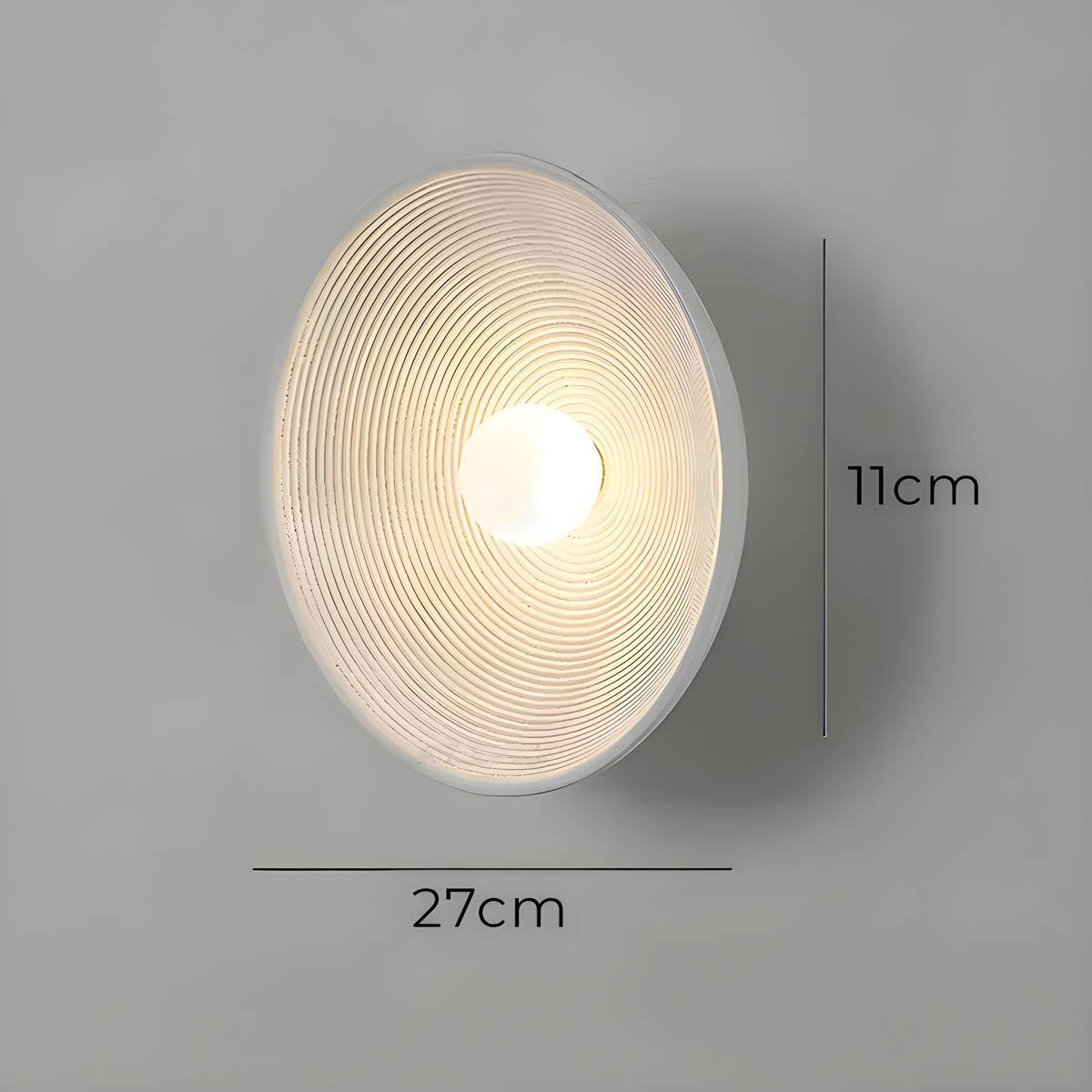 Thistle Form Resin Wall Sconce — gallery image 19