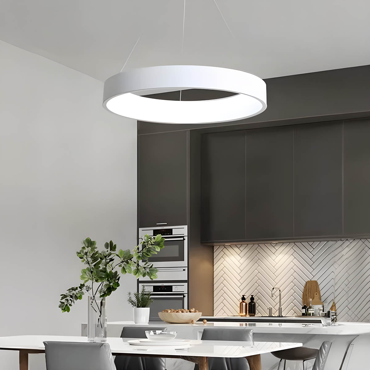 Chestnut Form Metal Chandelier — gallery image 3