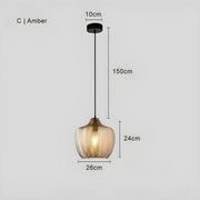 Oakley Form Glass Pendant Light — gallery image 16