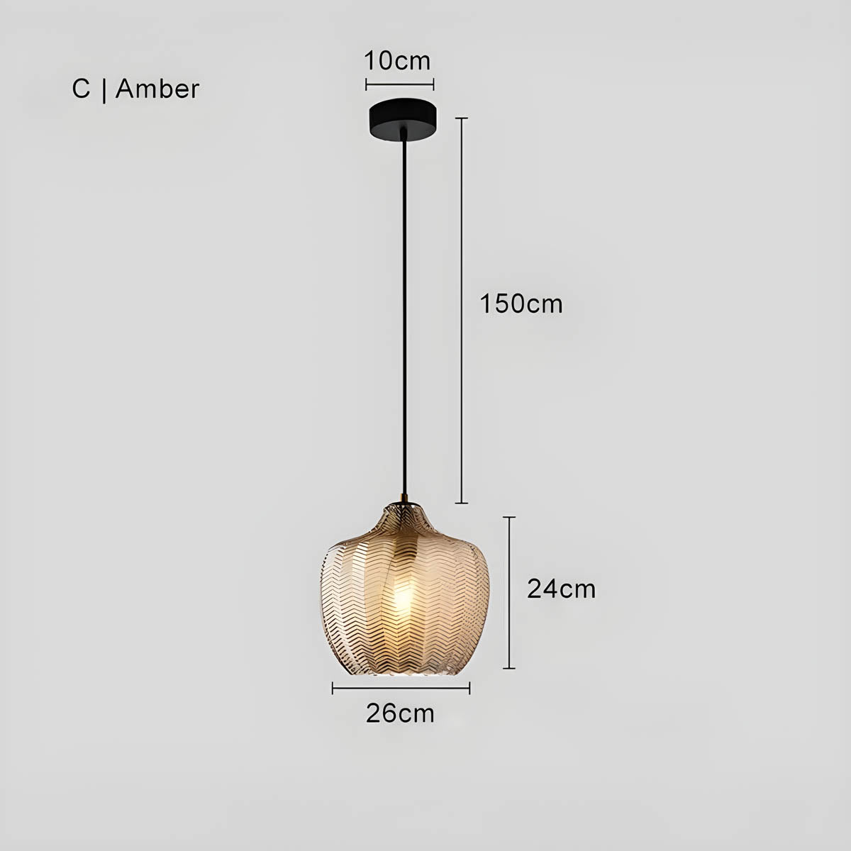 Oakley Form Glass Pendant Light — gallery image 16