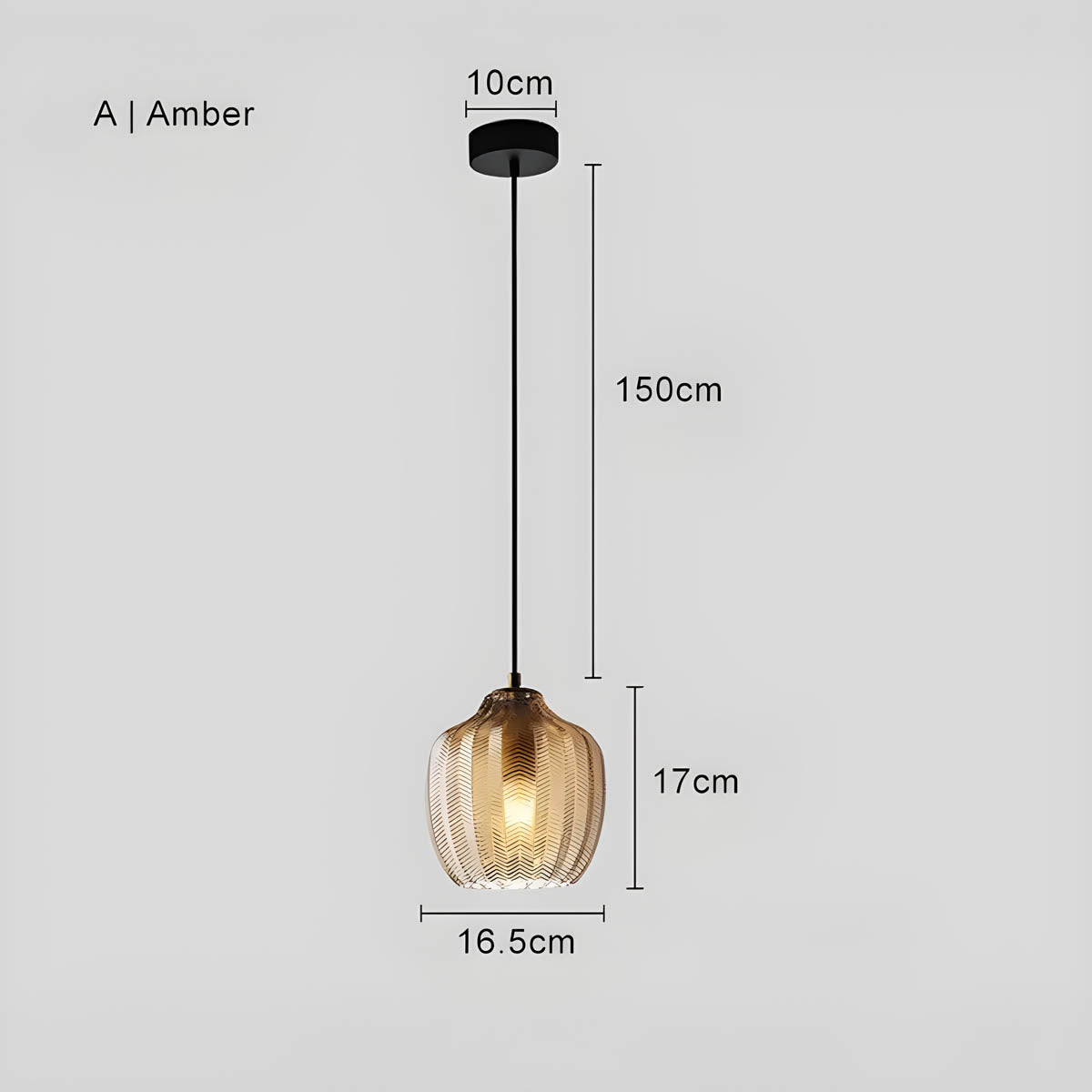 Oakley Form Glass Pendant Light — gallery image 12