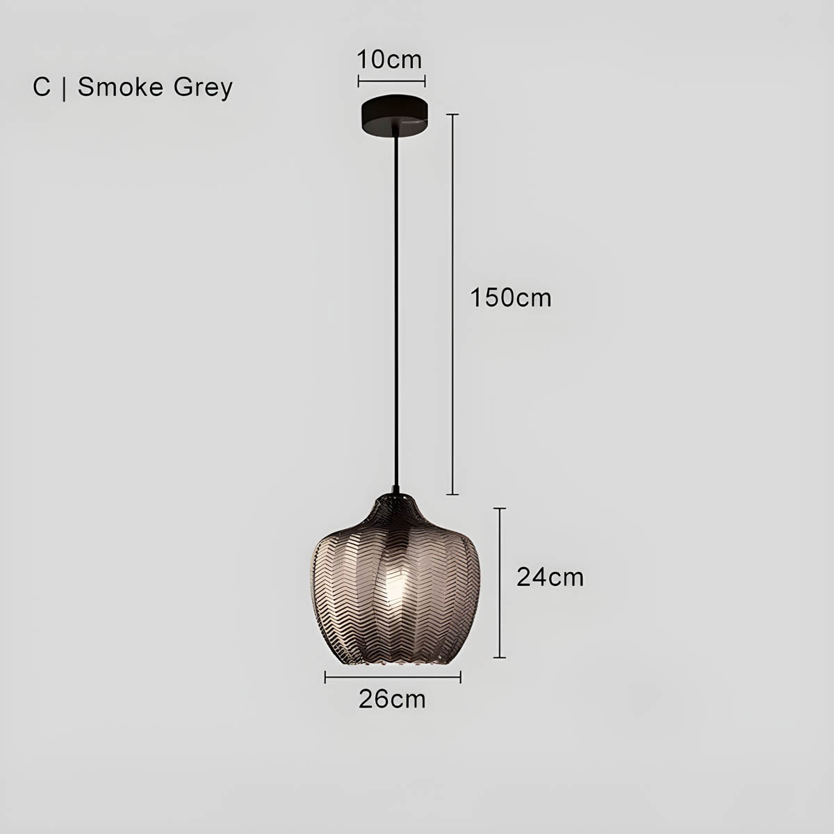 Oakley Form Glass Pendant Light — gallery image 17