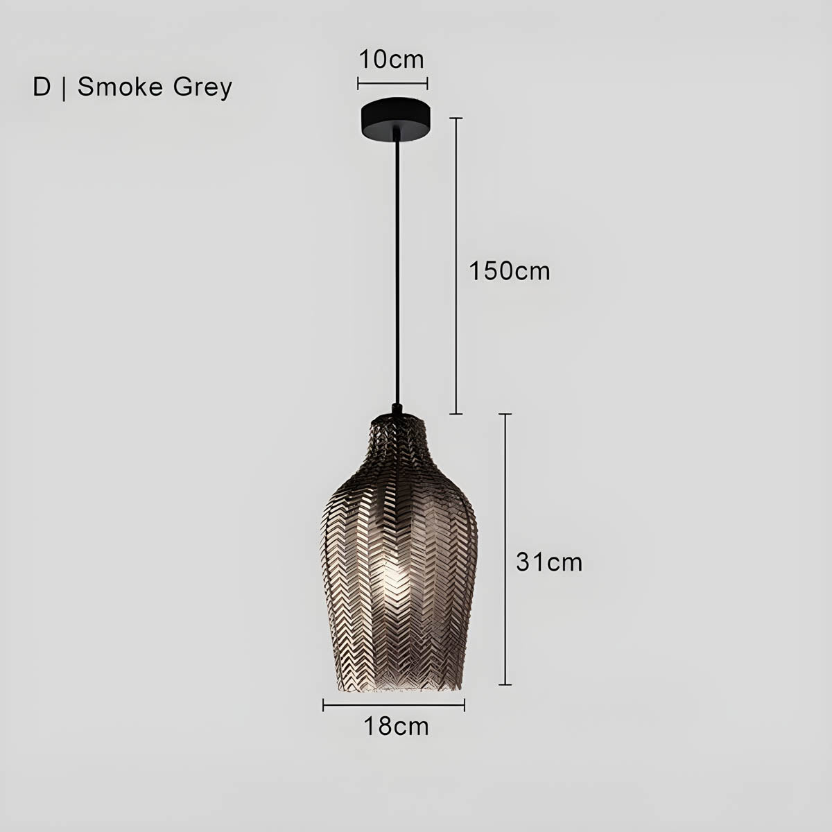Oakley Form Glass Pendant Light — gallery image 19
