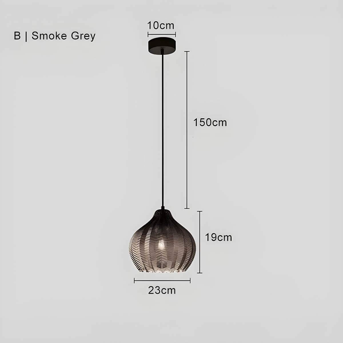 Oakley Form Glass Pendant Light — gallery image 15
