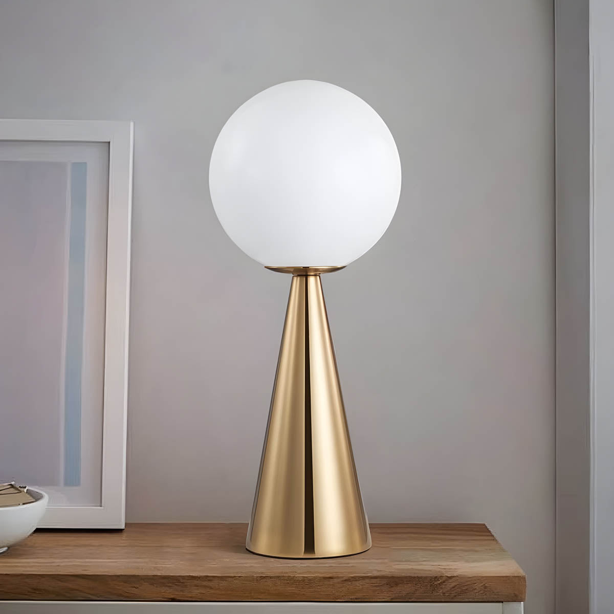Asterwood Form Glass Table Lamp — gallery image 3