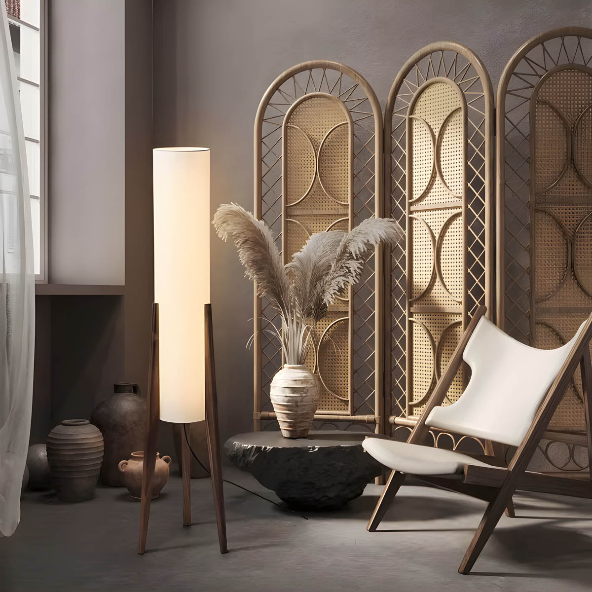 Thornfield Form Wood Floor Lamp — gallery image 7