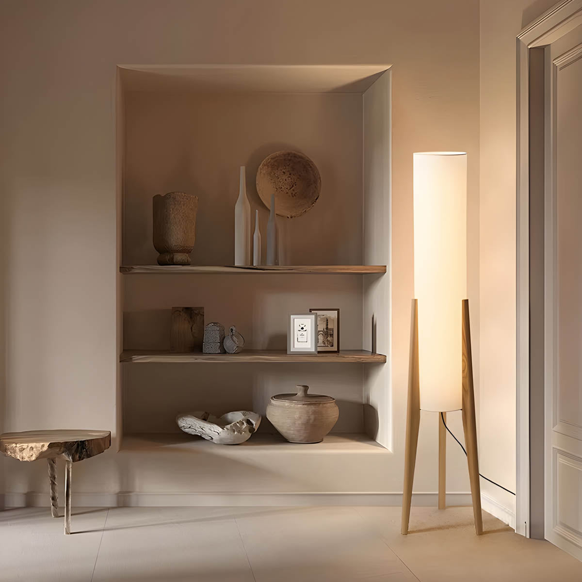 Thornfield Form Wood Floor Lamp — gallery image 8