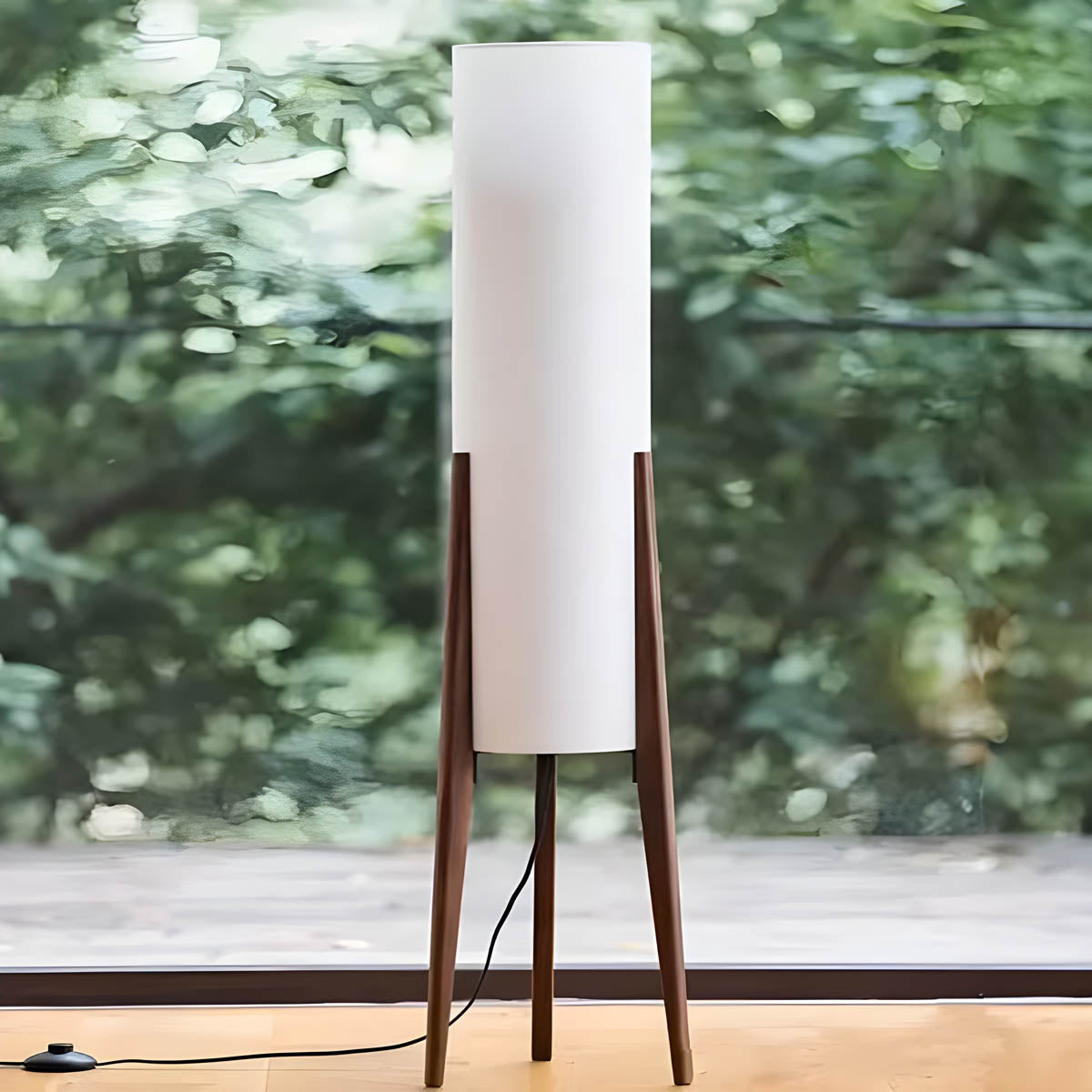 Thornfield Form Wood Floor Lamp — gallery image 9