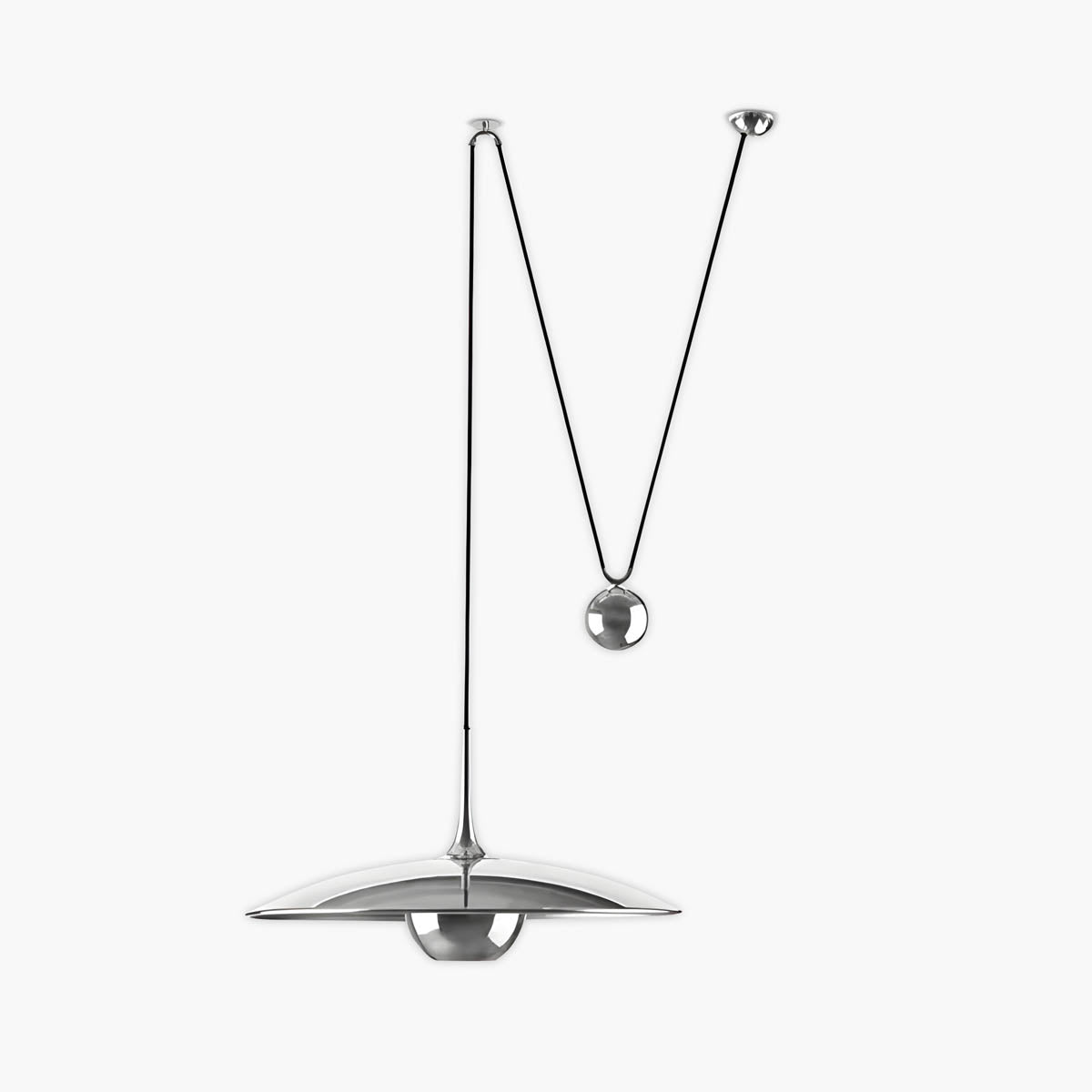 Elmwood Form Iron Pendant Light — gallery image 1
