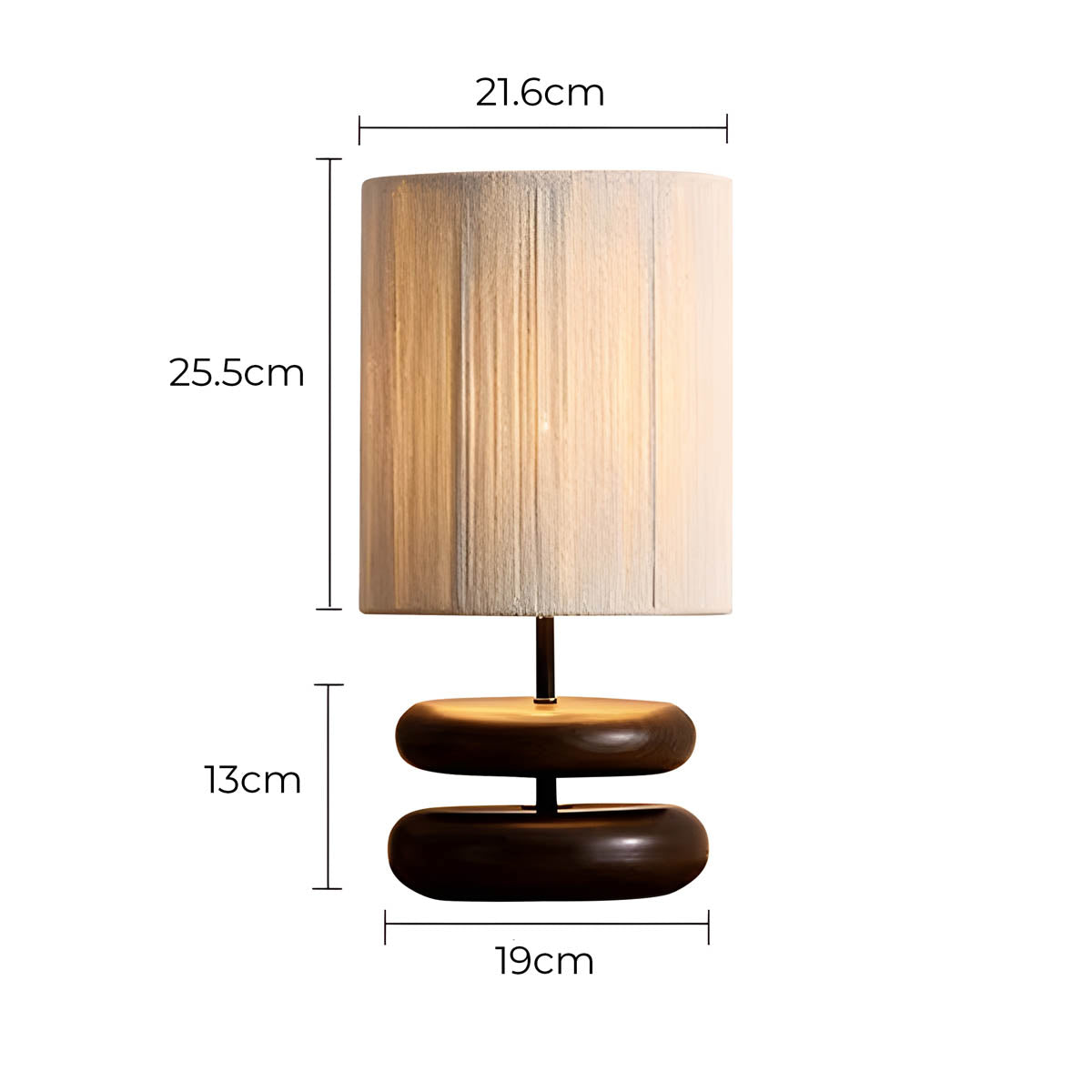 Beechwood Form Wood Table Lamp — gallery image 11