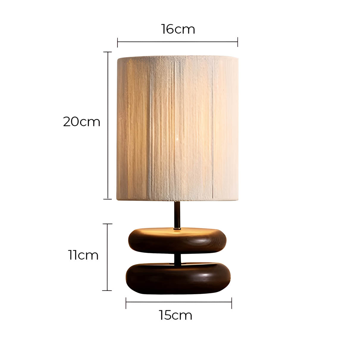 Beechwood Form Wood Table Lamp — gallery image 12
