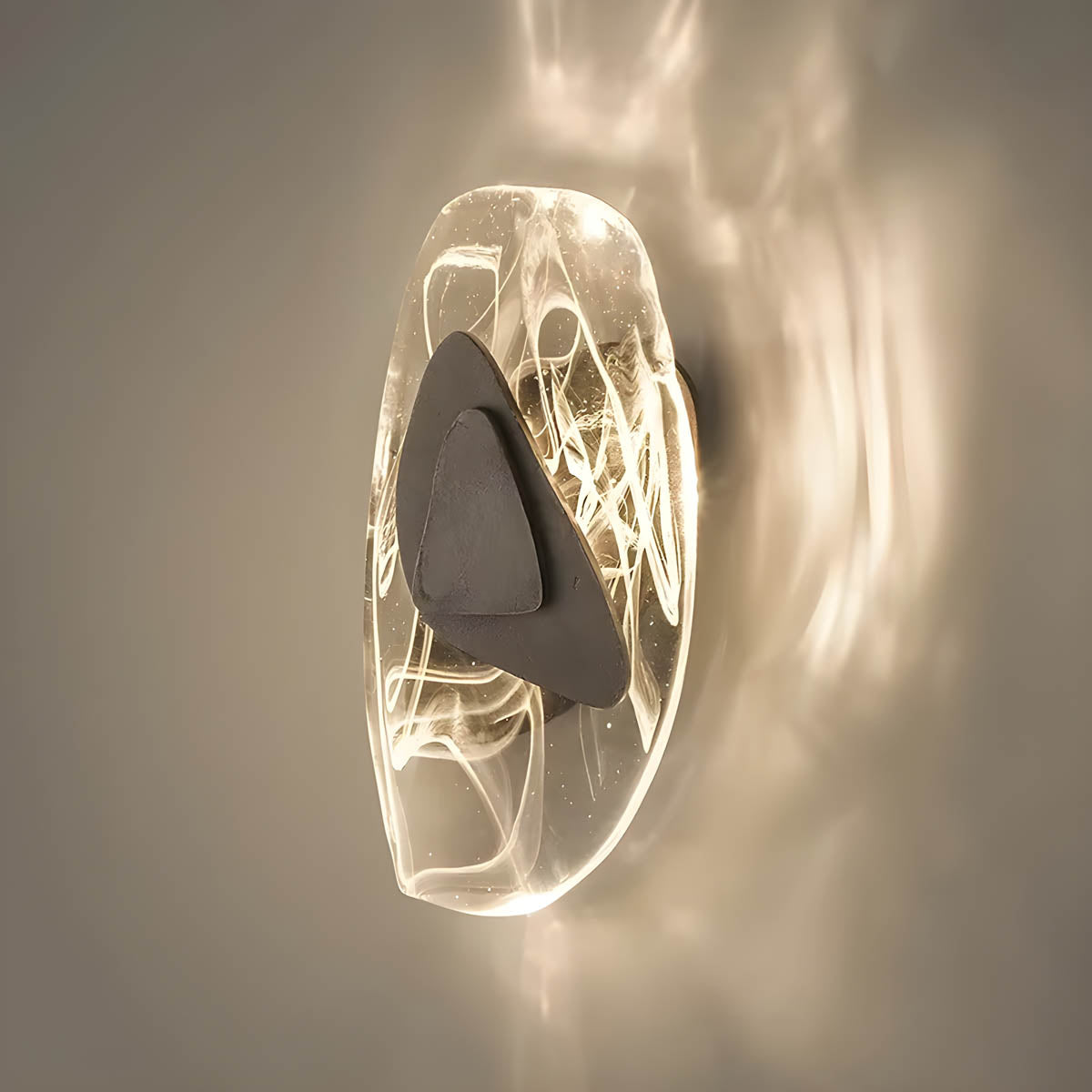 Bayberry Form Acrylic Wall Sconce — gallery image 2